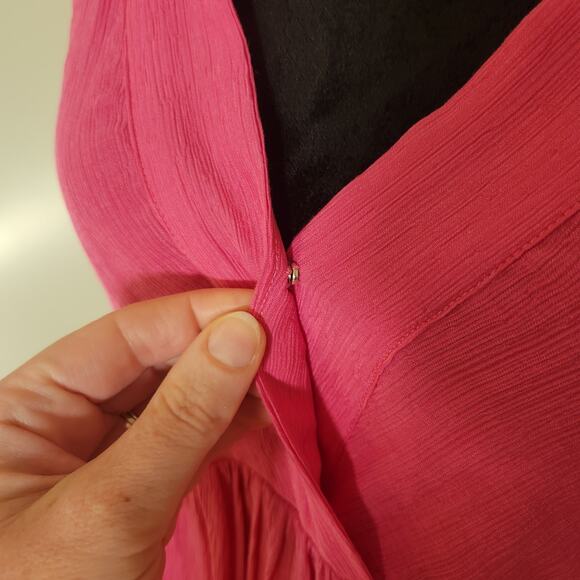 NEW IN Lattice Detail Pink Sundress, Size Large - Picture 9 of 15